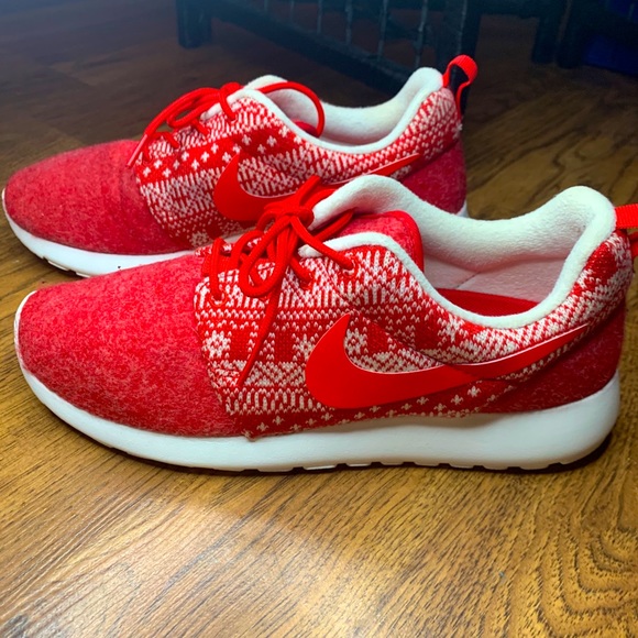 Nike red HOLIDAY shoes.